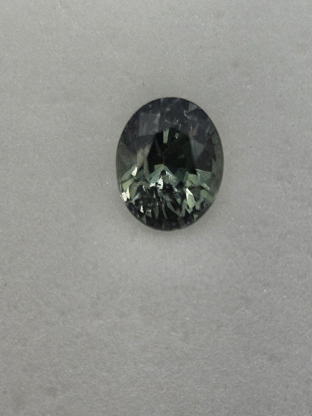 Certified 1.85 Carat Green Teal Sapphire Gemstone
